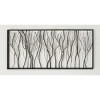 Metal Tree Distressed Dimensional Branch Wall Decor with Black Frame Silver - Olivia & May: Contemporary Iron Artwork - 4 of 4