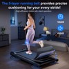 SupeRun Walking Pad, Under Desk Treadmill, 3 in 1 Portable Treadmill Quiet Walking Jogging Machine - 3 of 4
