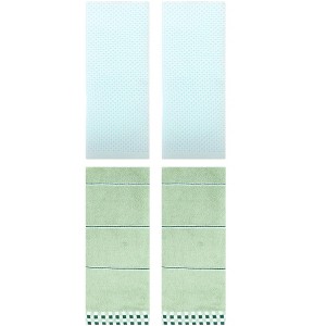 REGALWOVEN 4 Pcs Bathroom Hotel and Spa Hand Towels - 1 of 4