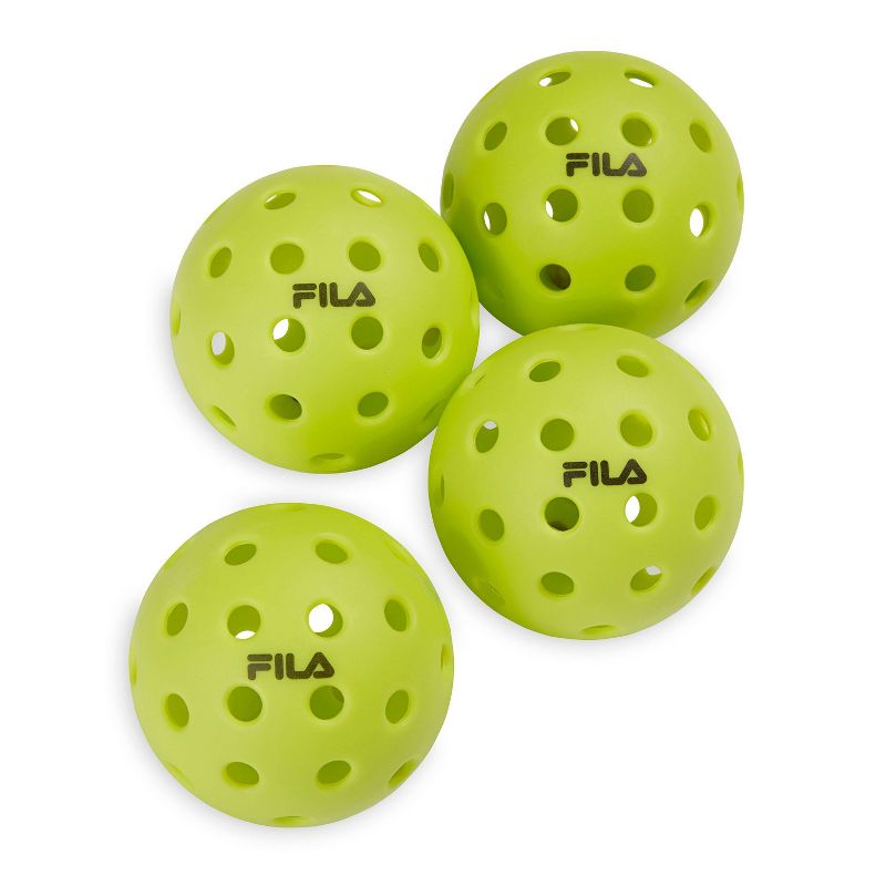 Fila Outdoor Pickle Balls 4pk - Lime Green, 1 of 4