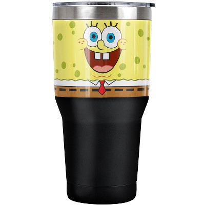 Spongebob Squarepants Goofy Face Steel Tumbler 30oz Coffee Travel Mug