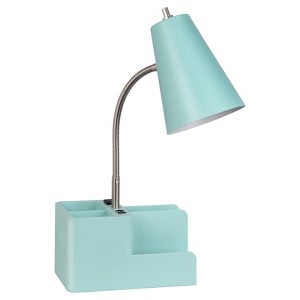 Organizer Task Lamp Aqua (Lamp Only) - Room Essentials , Blue