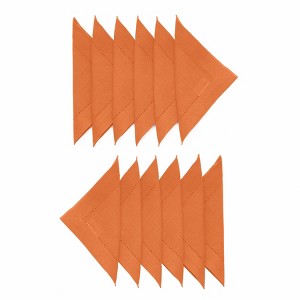 Solino Home Linen Classic Hemstitch Cocktail Napkins - 1 of 4