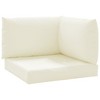 vidaXL Pallet Cushion Cream White Oxford Fabric (100% polyester) Medium - 2 of 4