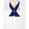 INSPIRE CHIC Women's Solid Color Adjustable Bow Tie Necktie - 4 of 4