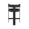 Meridian Furniture,Romeo Black Vegan Leather Counter Stool, Set of 2 - 2 of 4