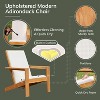 Cambridge Casual Napa Teak Upholstered Outdoor Adirondack Chair Textiline Tan: Quick-Dry Foam, Weather-Resistant - 2 of 4