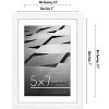 Americanflat Thin Picture Frames with shatter-resistant glass - Horizontal and Vertical Formats for Wall and Tabletop - 2 of 4