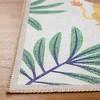 Jungle Animals Non-Slip Kids Playroom Nursery Washable Indoor Area Rug by Blue Nile Mills - 2 of 4