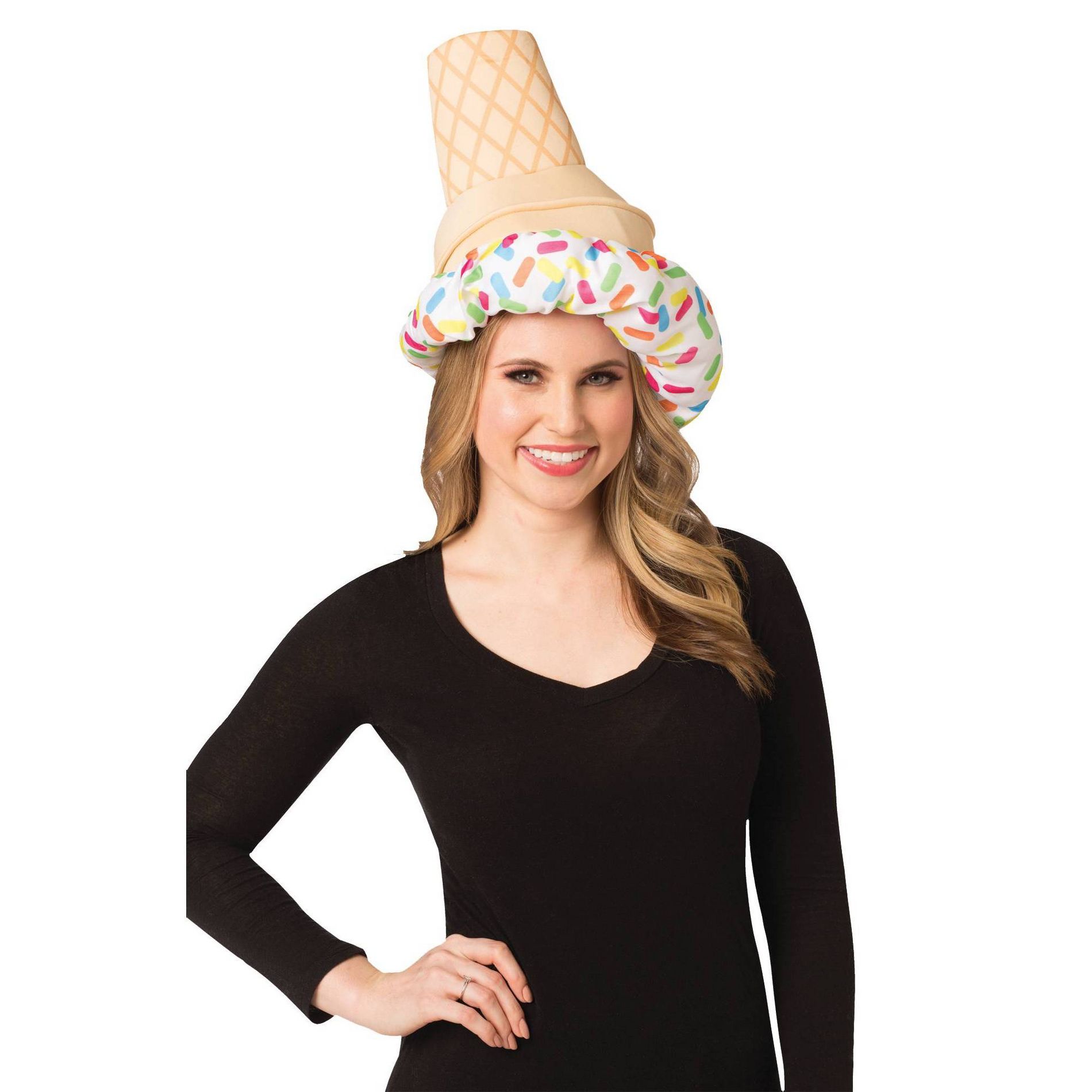 Imposta Costumes Adult Ice Cream Costume Hat Beige