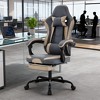 KWPZQEB Ergonomic Computer Chair with Footrest, Height Adjustable Racing Style Gaming Chair w/ Height Adjustable&Swivel,Office Chair w/ Lumbar Support - 2 of 4