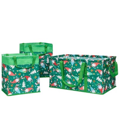 The Lakeside Collection 3-Pc. Holiday Storage Bin Sets - Gnome