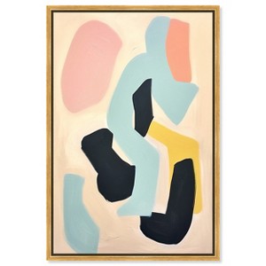 Art Remedy Melt my Bling Contemporary Shapes Abstract Wall Art Framed - 1 of 4