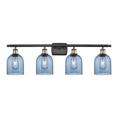 Bella - 4 Light Bath Vanity In Industrial Style-10.5 Inches Tall and 35.5 Inches Wide