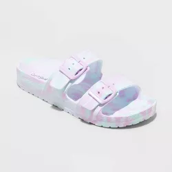 Kids' Noa Slip-On Footbed Sandals - Cat & Jack™ Purple 1