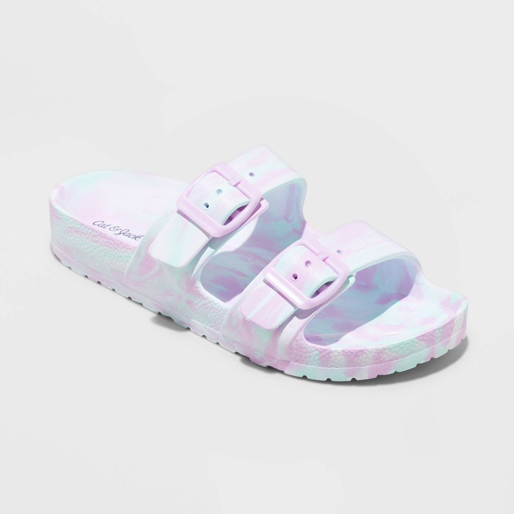 Kids' Noa Slip-On Footbed Sandals - Cat & Jack™ Purple 5