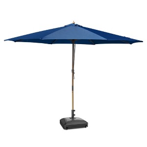 Yescom 13ft XL Heavy Duty Solid Wood Outdoor Patio Umbrella with Base Parasol Wheels Stand for Bistro Market Table Garden Deck Yard Poolside - 1 of 4