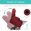 Best Choice Products Electric Power Lift Recliner Massage Chair Furniture w/ USB Port, Heat, Cupholders - 3 of 4