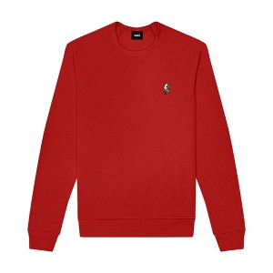 Dalix Lightning (Glow in the Dark) Embroidered Crewneck Fleece Sweatshirt Pullover Mens - 1 of 4