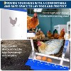 Chicken Nesting Boxes Galvanized Steel Rustproof Egg Laying Box with Egg Collection Systems, Hen Eggs Laying Box, for Chicken House/Duck House/Hen - 4 of 4