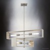 Urban Ambiance Luxury Minimalist Indoor Chandelier,  14-1/4''H x 30"W x 30''D,  Brushed Nickel Finish, UHP4910 - 3 of 4