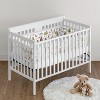 Sweet Jojo Designs Gender Neutral BreathableBaby Breathable Mesh Crib Liner Watercolor Woodland Forest Animals Multicolor - image 2 of 4