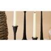 Handcrafted Cast Iron Taper Candle Holders – Set of 4 by Kalalou - 3 of 3