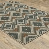 Oriental Weavers Latitude 002X3 Grey/ Orange Indoor/Outdoor Area Rug - 7'10" x 10' - 4 of 4