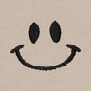 Dalix Smile Face Embroidered Fleece Cropped Hoodie Cold Fall Winter Women - 2 of 4