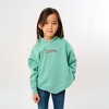 The Juniper Shop Embroidered Love Typewriter Toddler Graphic Hoodie - 2 of 3