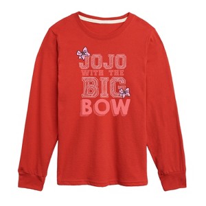 JoJo Siwa Big Bo Jojo Long Sleeve Graphic T-Shirt - Red - 3T - 1 of 3