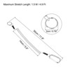 Unique Bargains Retractable Coiled Safety Cords Carabiners Fishing Tool Lanyards 2 Pcs - 2 of 4