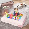 Infans Kids Modular Play Couch Play Set w/ Suede Fabric Cover High-Density Foam - 4 of 4