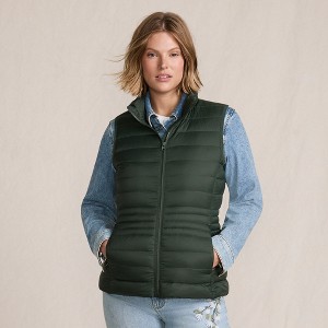 Lands' End Women's Wanderweight Packable Ultralight Down Vest - 1 of 4