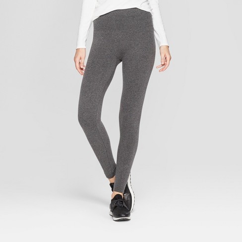 Women's High-waist Seamless French Terry Leggings - A New Day™ Heather Gray  S/m : Target