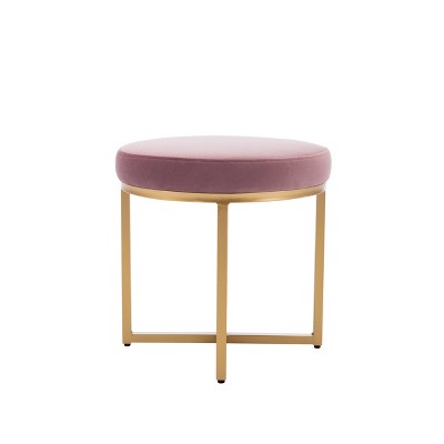 Velvet best sale ottoman target