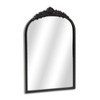 HomeRoots 16" Black Metal Arch Accent Mirror - 4 of 4
