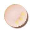 Posh Setting 32 Piece Combo Antique Pink and Gold Round Plastic Dinnerware Set - 16 Servings - Orchid - 4 of 4