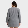 Women's Brushed Boucle Lady Jacket - A New Day™ Gray - 2 of 3