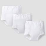 Gerber Toddler 3pk Training Pants - White