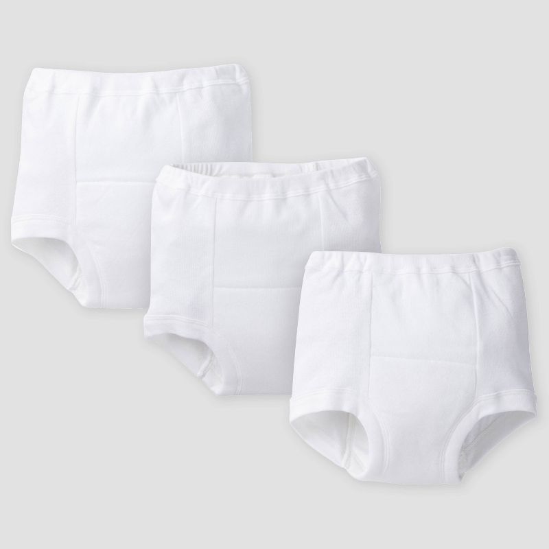 Gerber Toddler 3pk Training Pants - White, 1 of 5