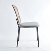 Gulches Sennit Dining & Coffee Chairs Set of 4 - Black and Gray, Comfortable Durable Stylish Chairs for Home Dining & Coffee Spaces - 3 of 4