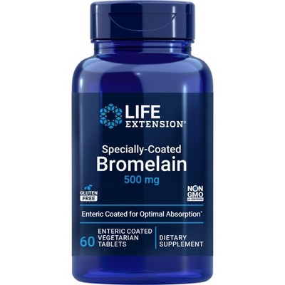 Specially Coated Bromelain 500 mg by Life Extension  -  60 Tablet