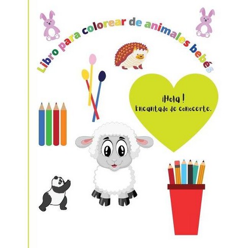 Libro Para Colorear De Animales Bebes By Rox r Paperback Target