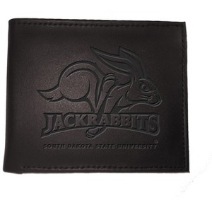 Evergreen NCAA South Dakota State Jackrabbits Black Leather Bifold Wallet Officially Licensed with Gift Box - 1 of 1