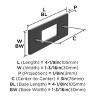Amerock Medora Backplate for Cabinet Knobs and Pulls - 3 of 4