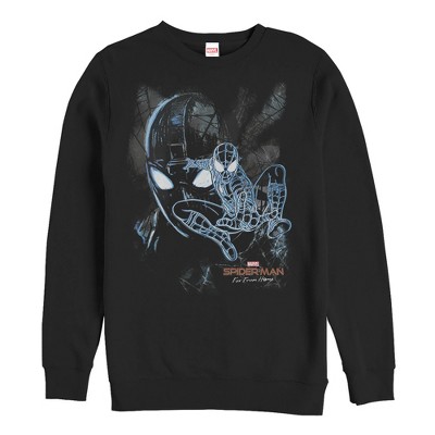 Men's Marvel Spider-man: Far From Home Shadow Sweatshirt : Target