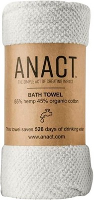 Anact Hemp and Organic Cotton Fast Drying Bath Towel