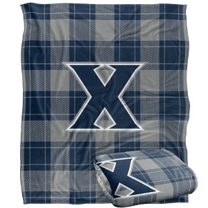 Xavier University Campus Plaid Spirit Silky Touch Super Soft Throw Blanket 50x60 - 1 of 4