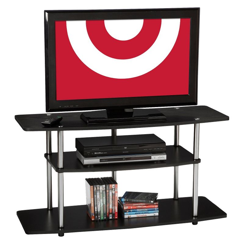 Designs2Go 3 Tier Wide TV Stand for TVs up to 43" - Breighton Home, 5 of 10